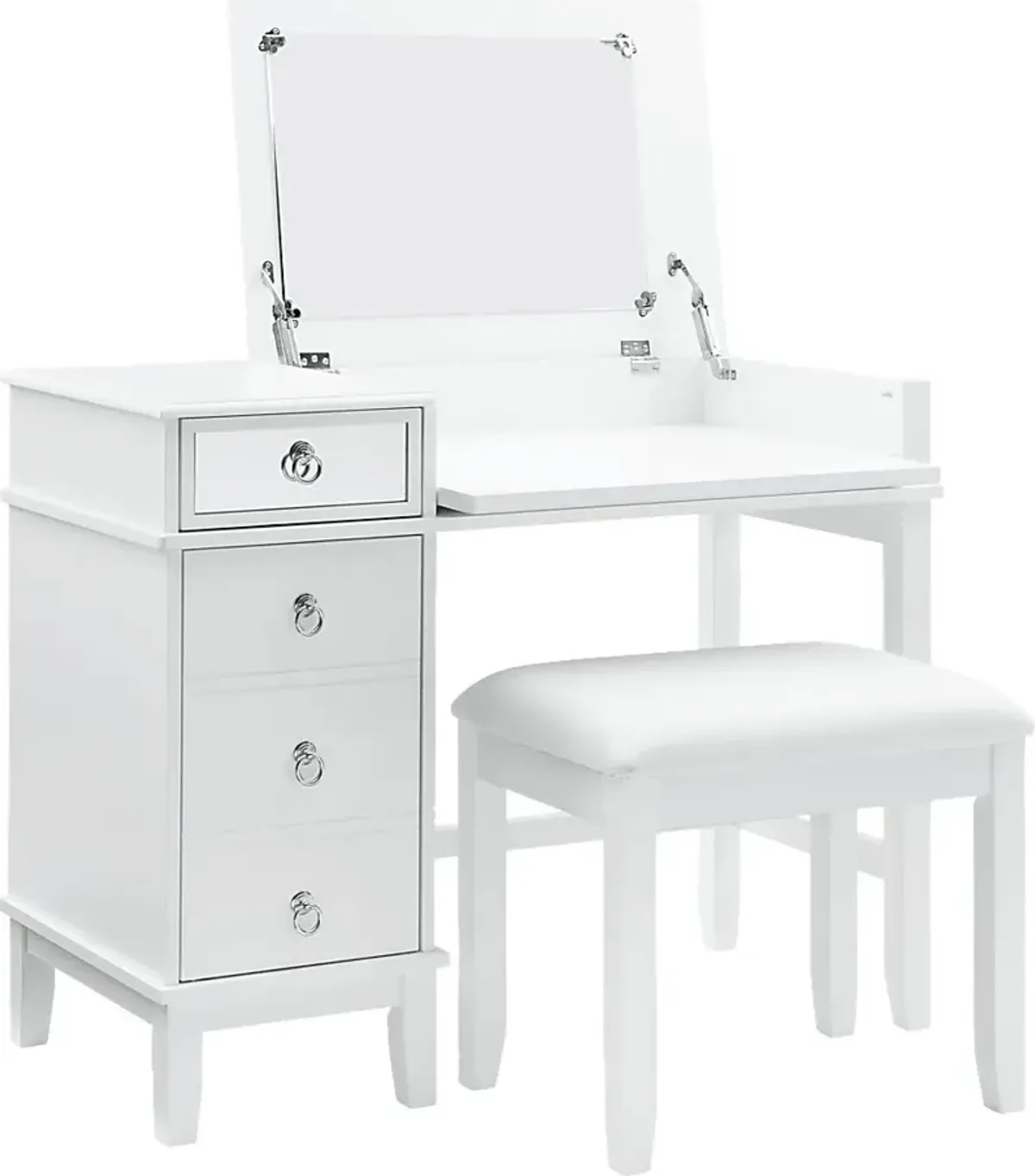 Bream White Vanity Set