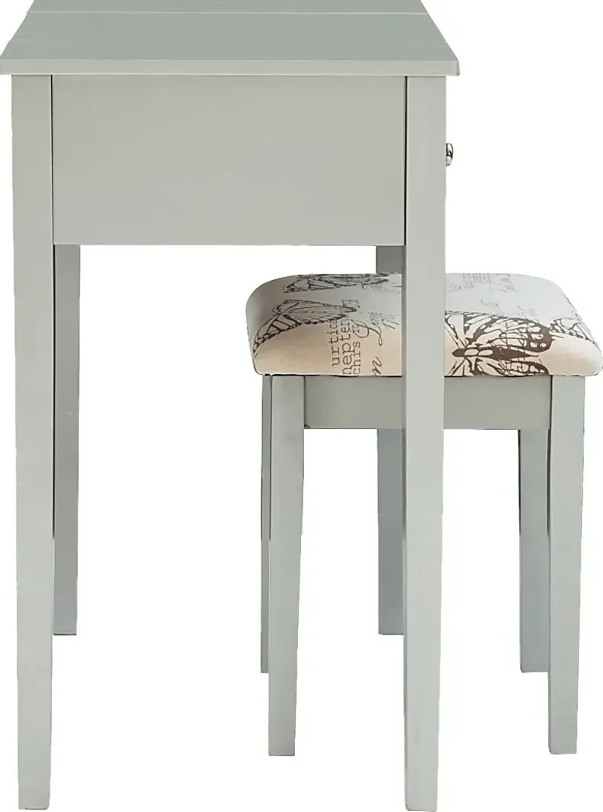 Larkbunting Gray Vanity Set