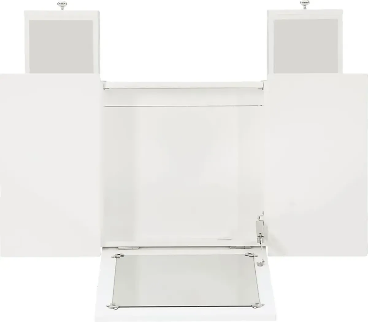 Larkbunting White Vanity Set