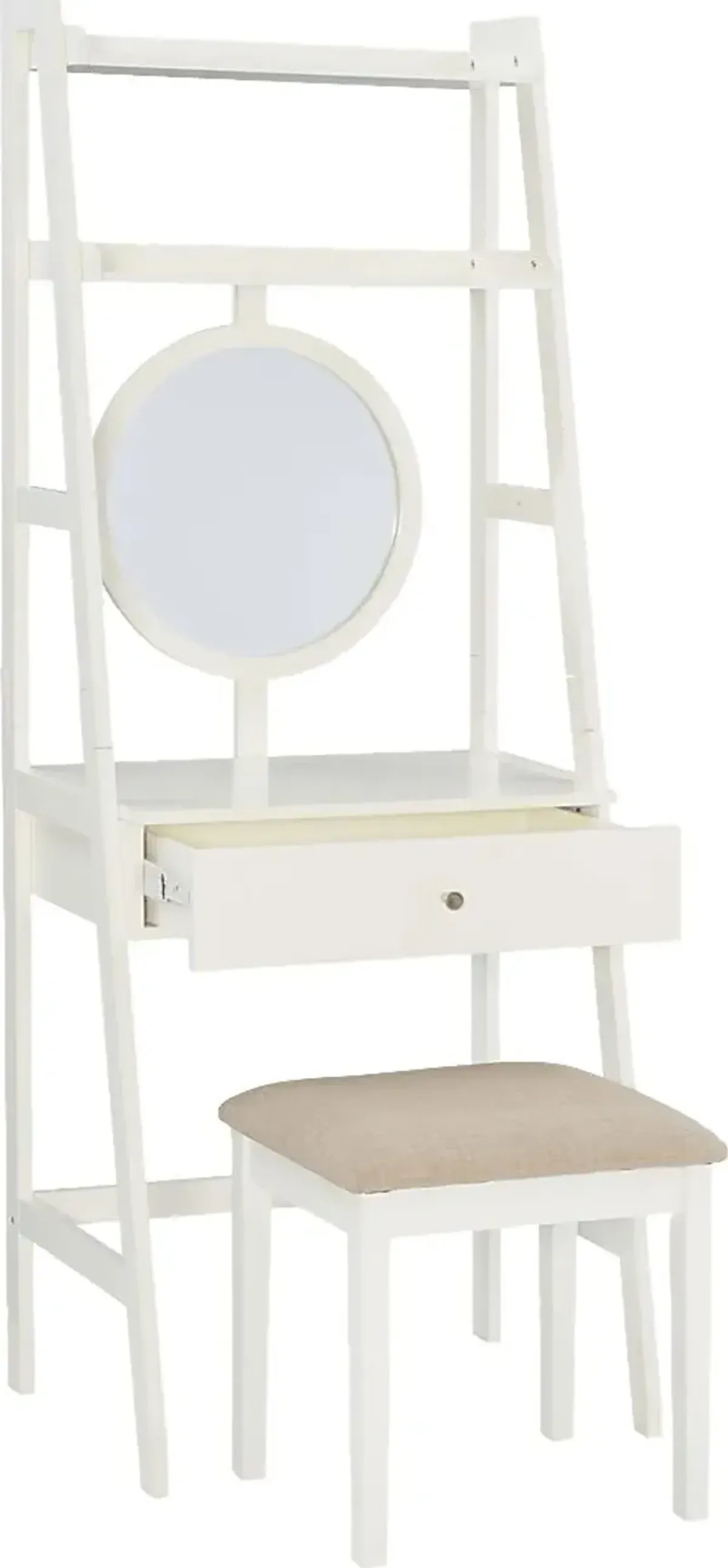 Kanawha White Vanity Set