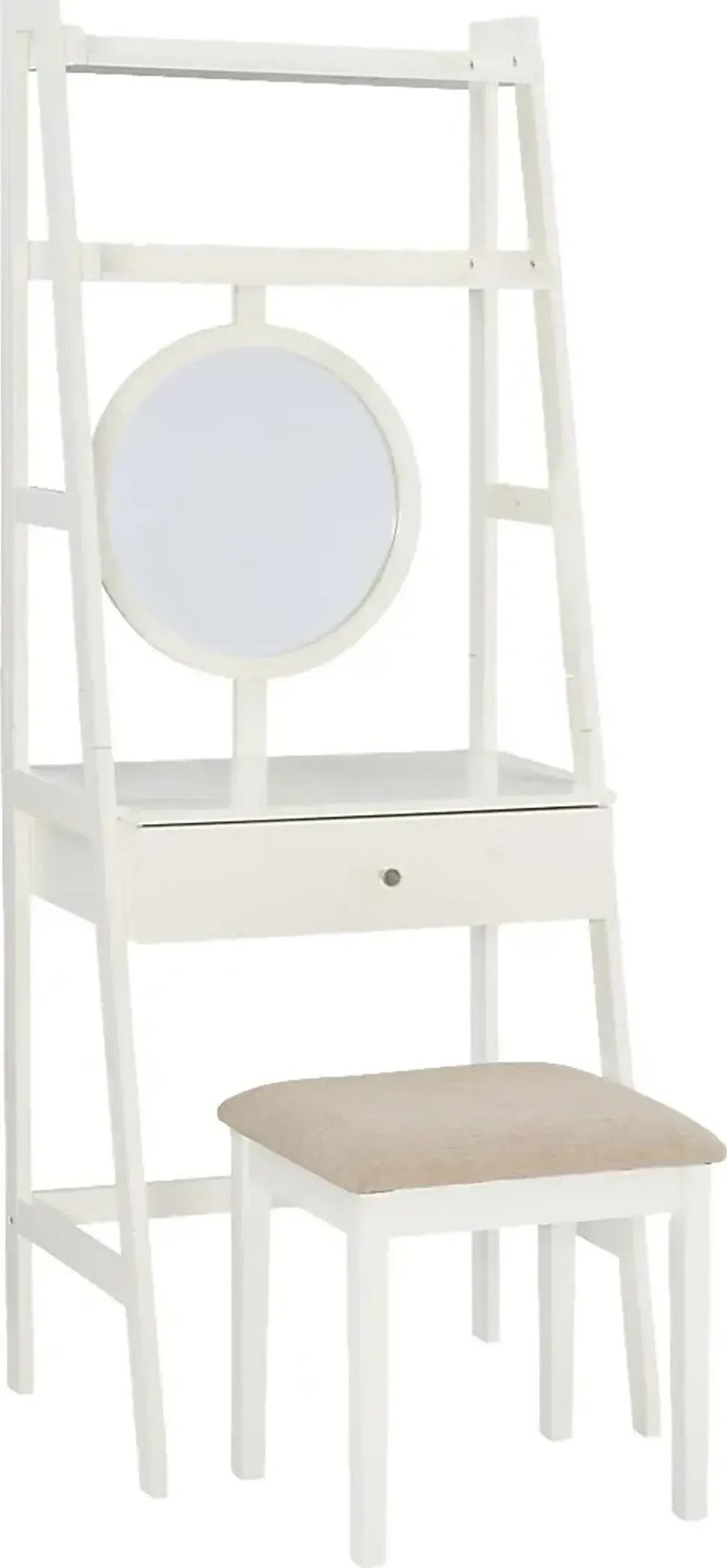 Kanawha White Vanity Set