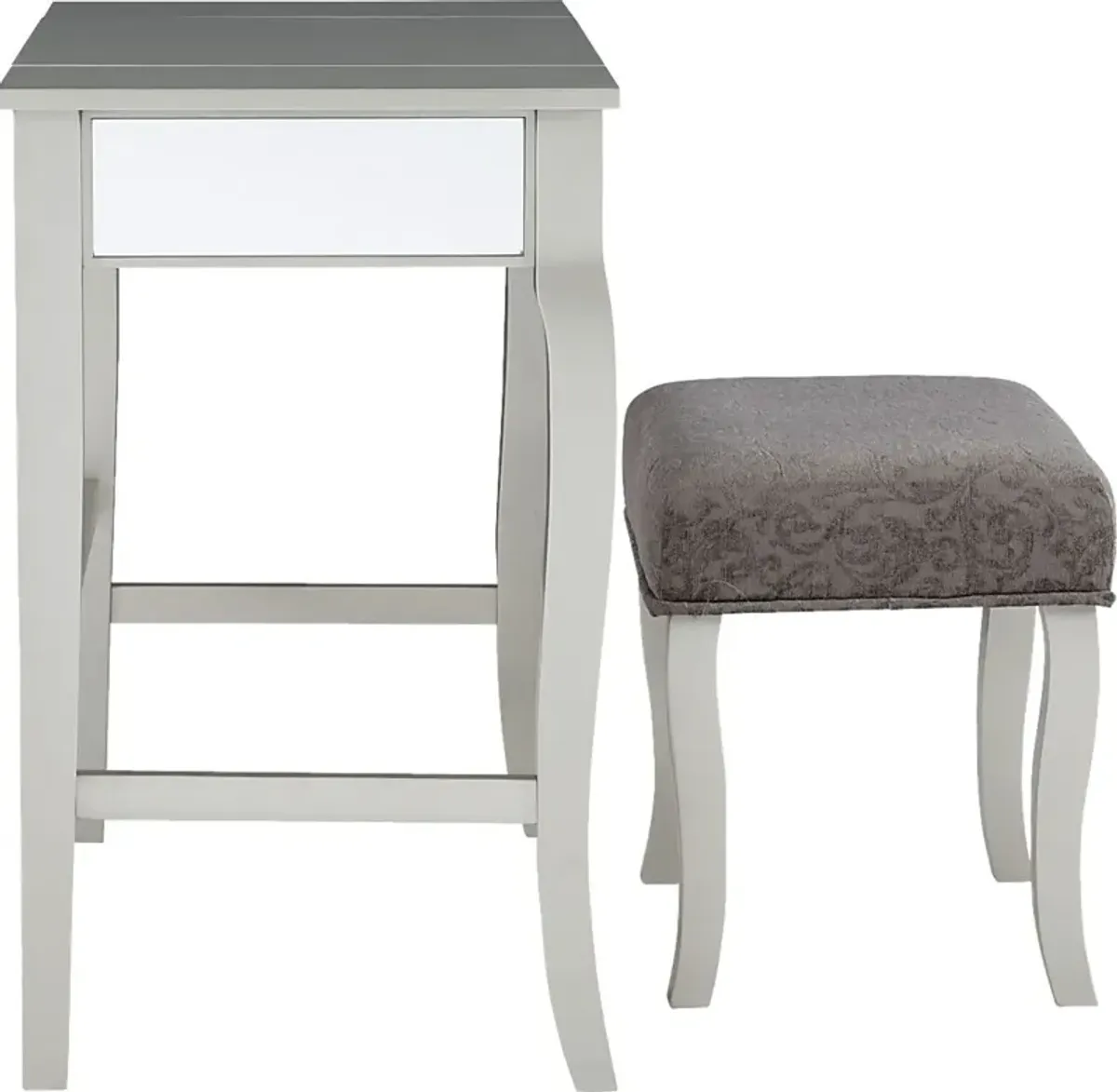 Luzoh Gray Vanity Set