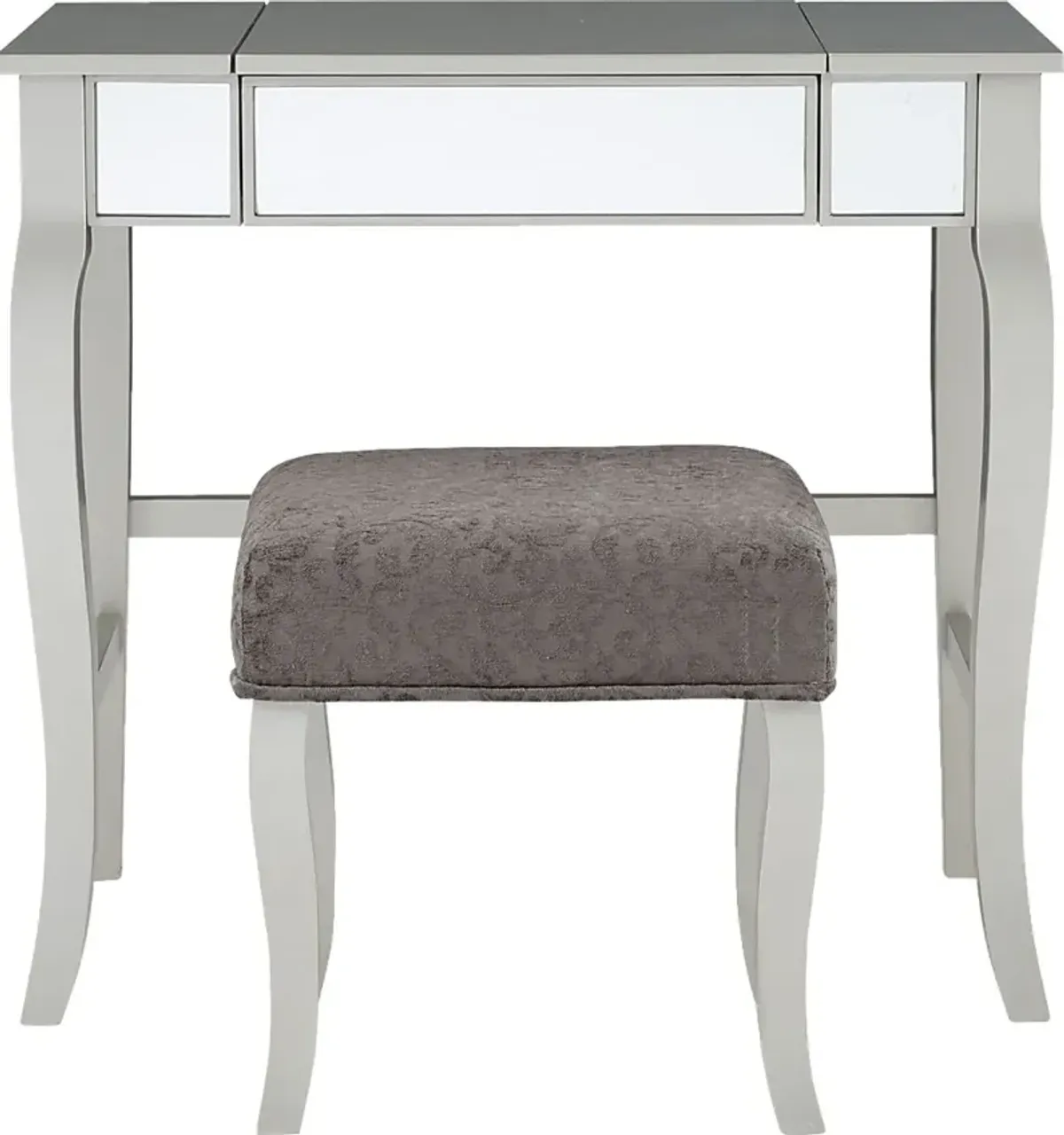 Luzoh Gray Vanity Set