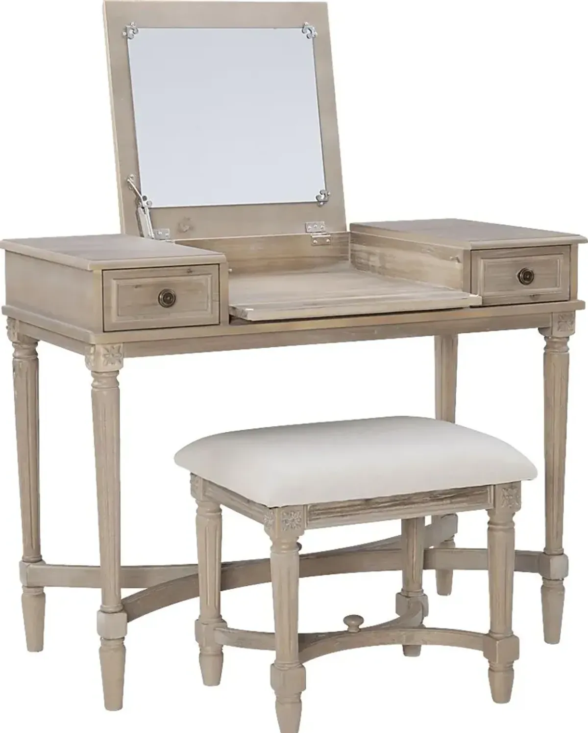 Quackenboss Brown Vanity Set