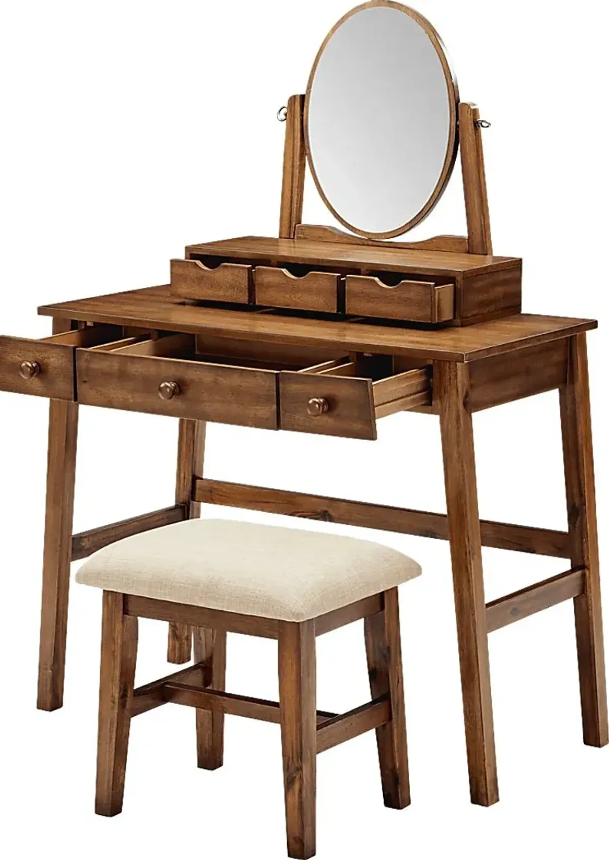 Varnum Brown Vanity Set