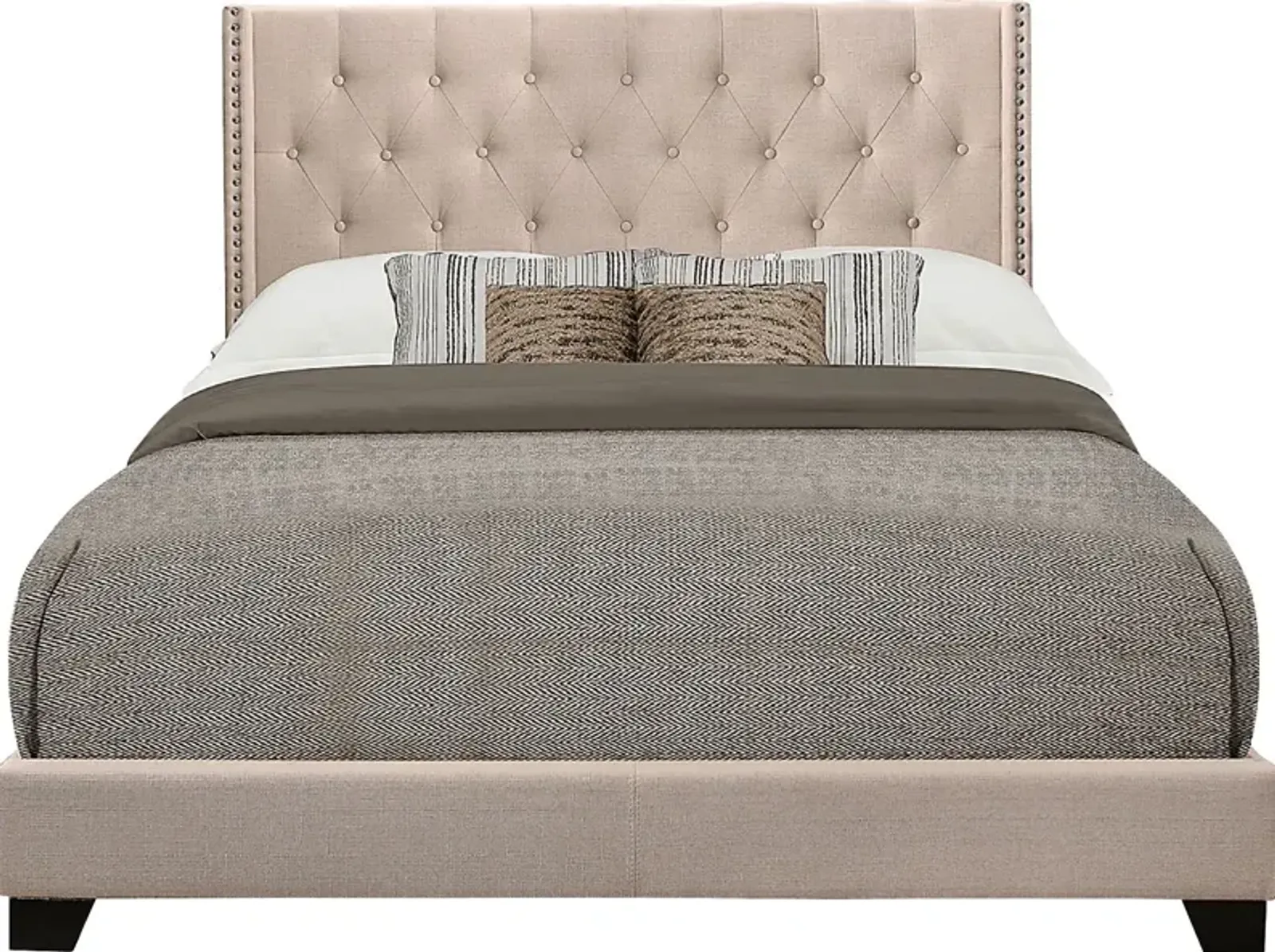 Galewood Beige Full Upholstered Bed