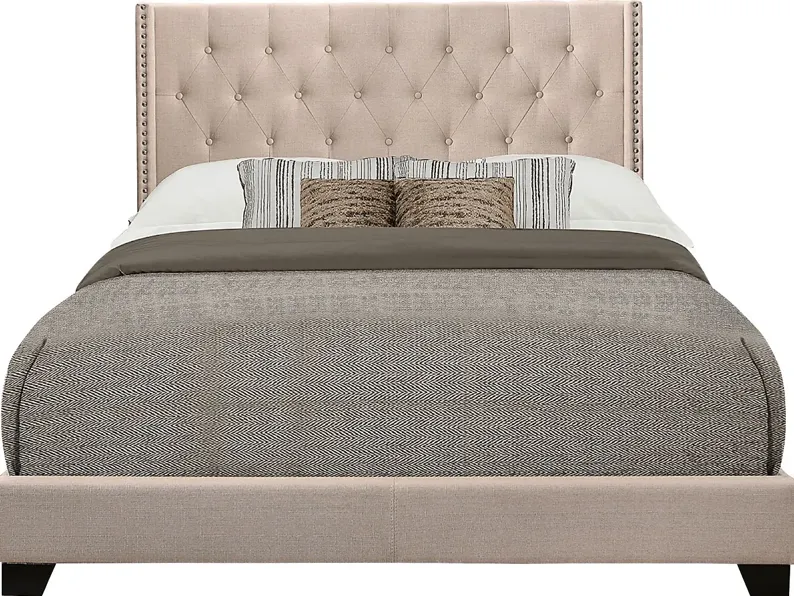 Galewood Beige Full Upholstered Bed