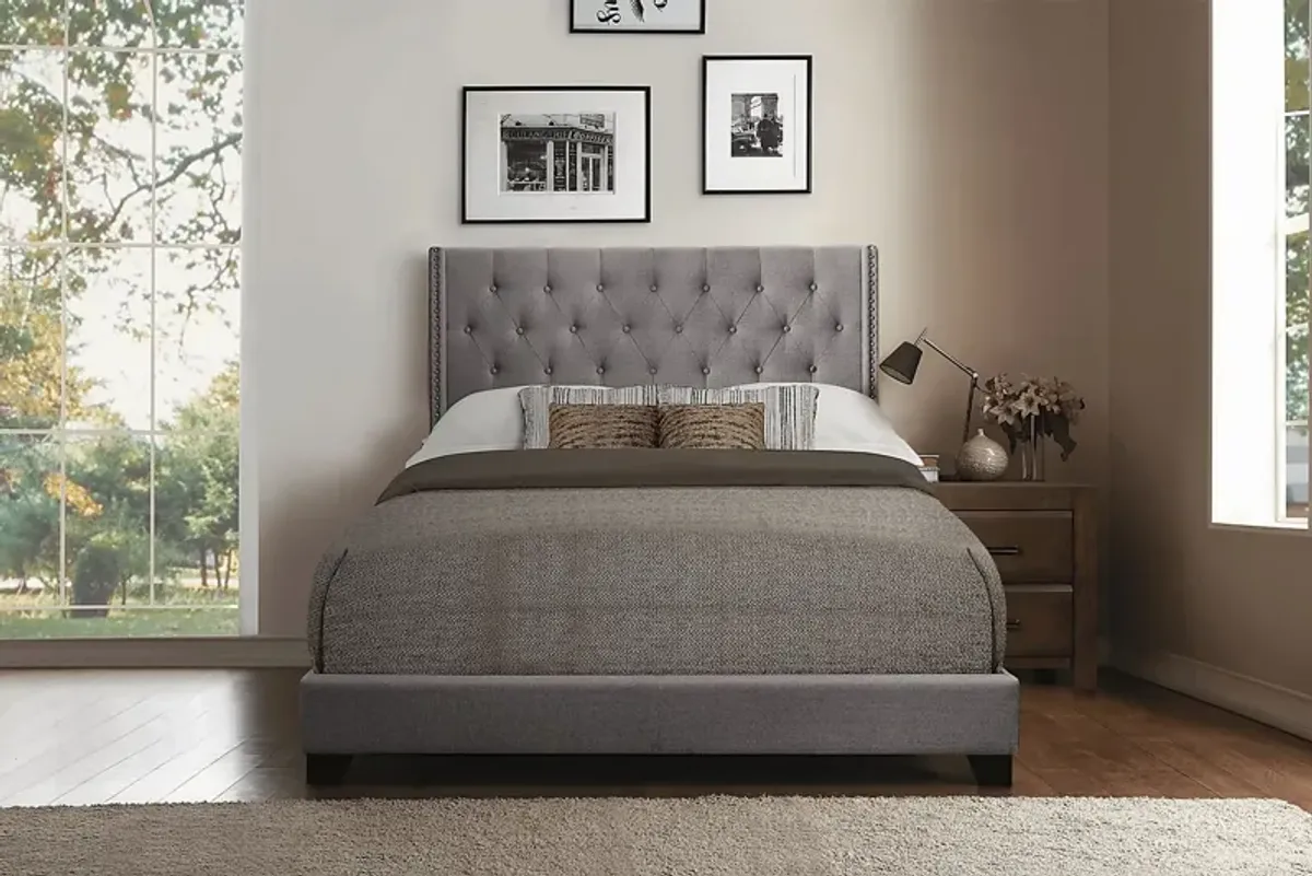 Galewood Gray Full Upholstered Bed