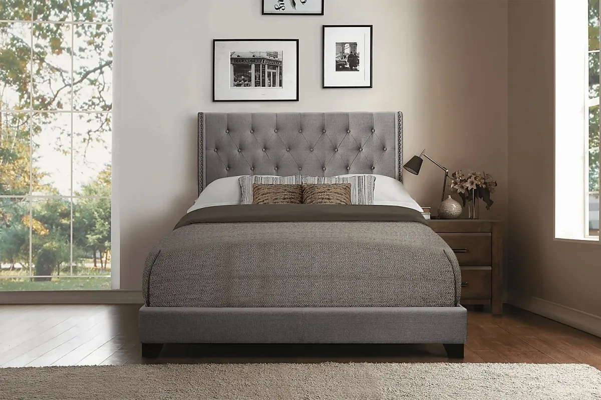 Galewood Gray Full Upholstered Bed