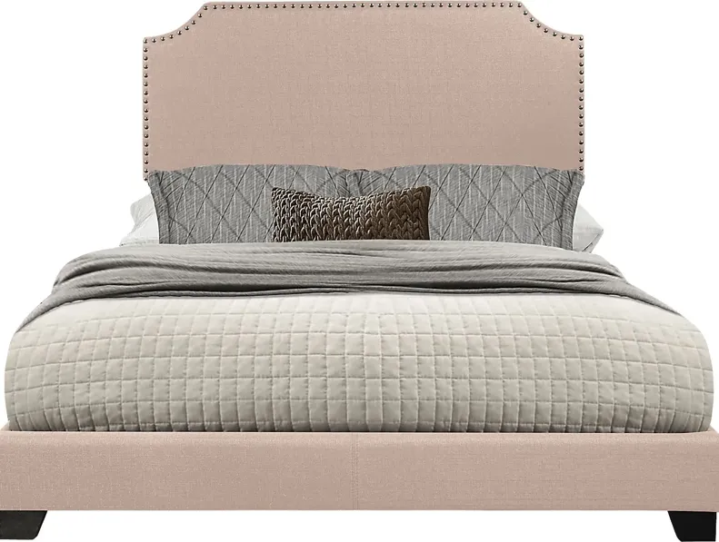 Carshalton Beige Full Upholstered Bed