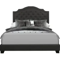 Bowerton Dark Gray Full Upholstered Bed