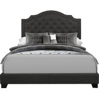 Bowerton Dark Gray Full Upholstered Bed