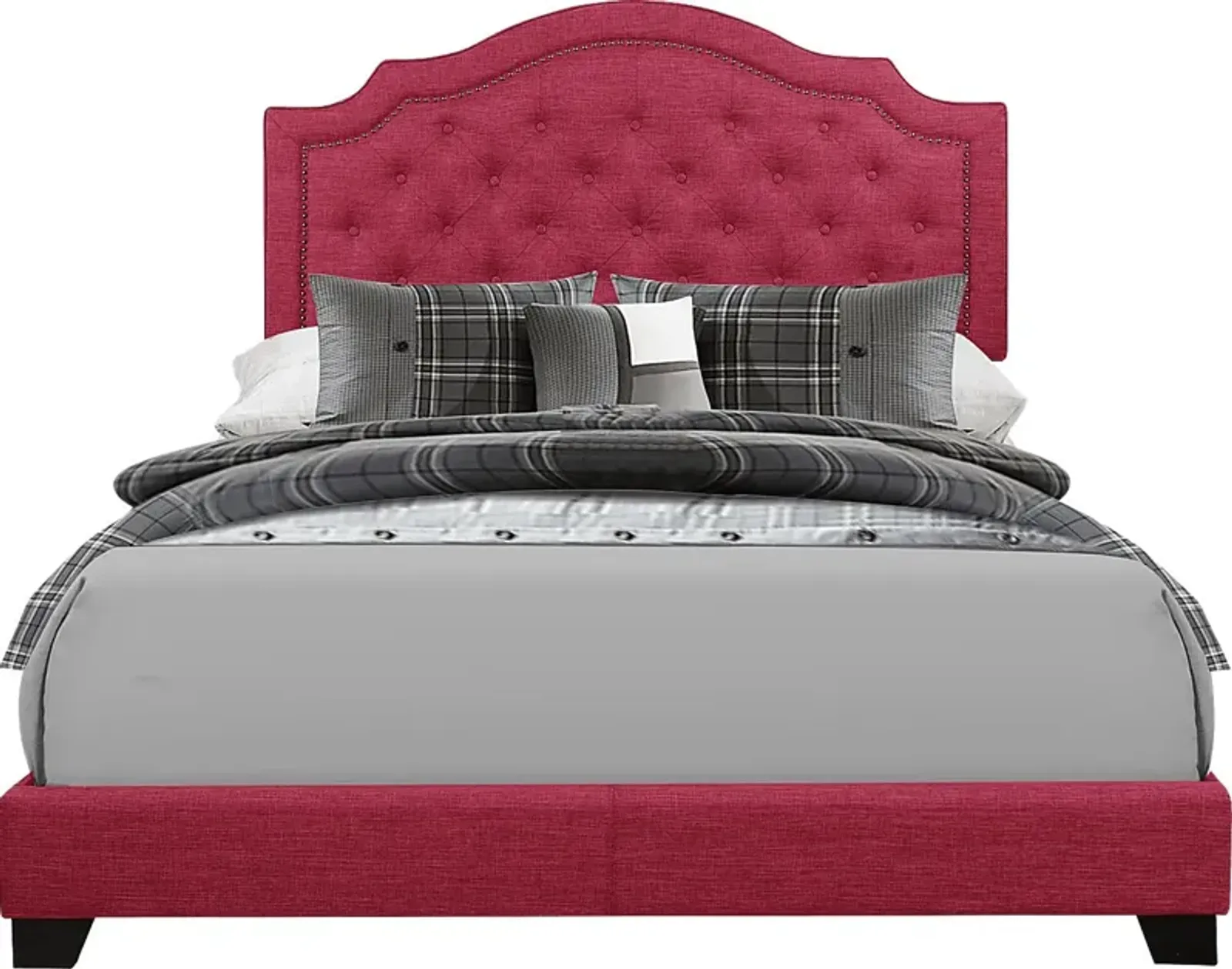 Bowerton Pink Full Upholstered Bed