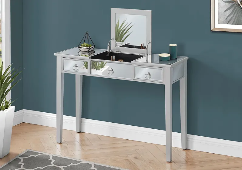 Gwenellen Silver Vanity Table