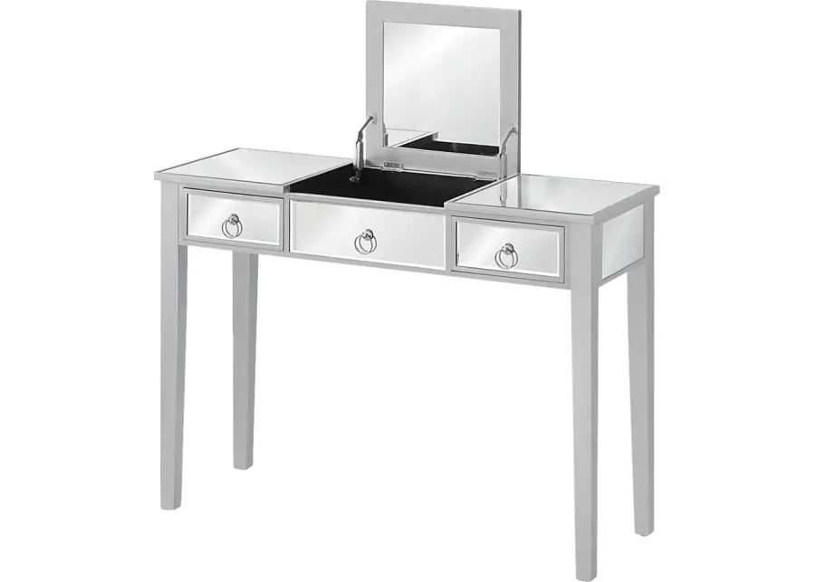 Gwenellen Silver Vanity Table