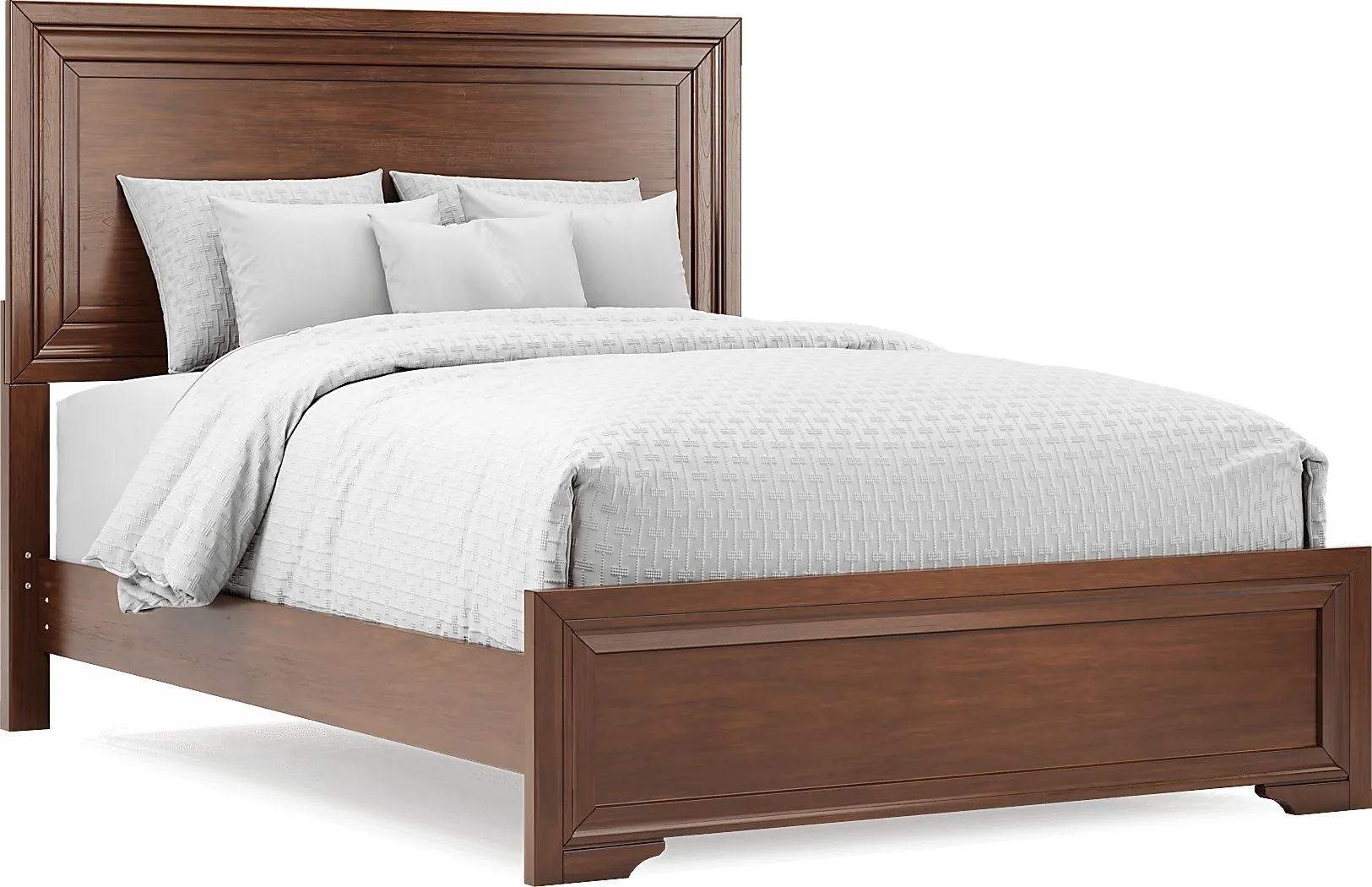 Belcourt Brown Cherry 5 Pc Queen Panel Bedroom