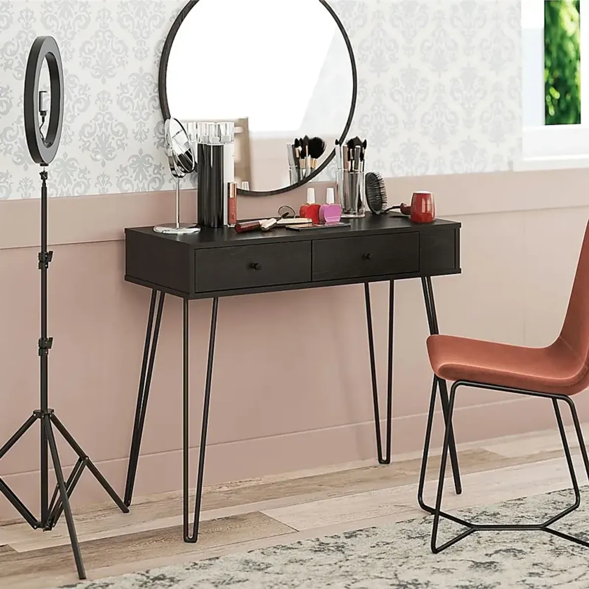 Hawise Black Vanity