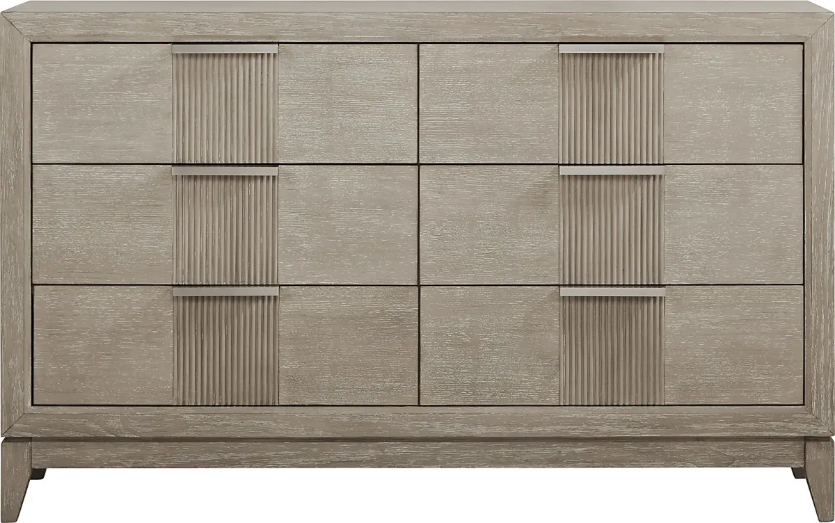 Bellante Gray 7 Pc Queen Panel Bedroom with Storage