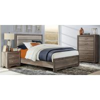 Marlow Gray 5 Pc King Panel Bedroom