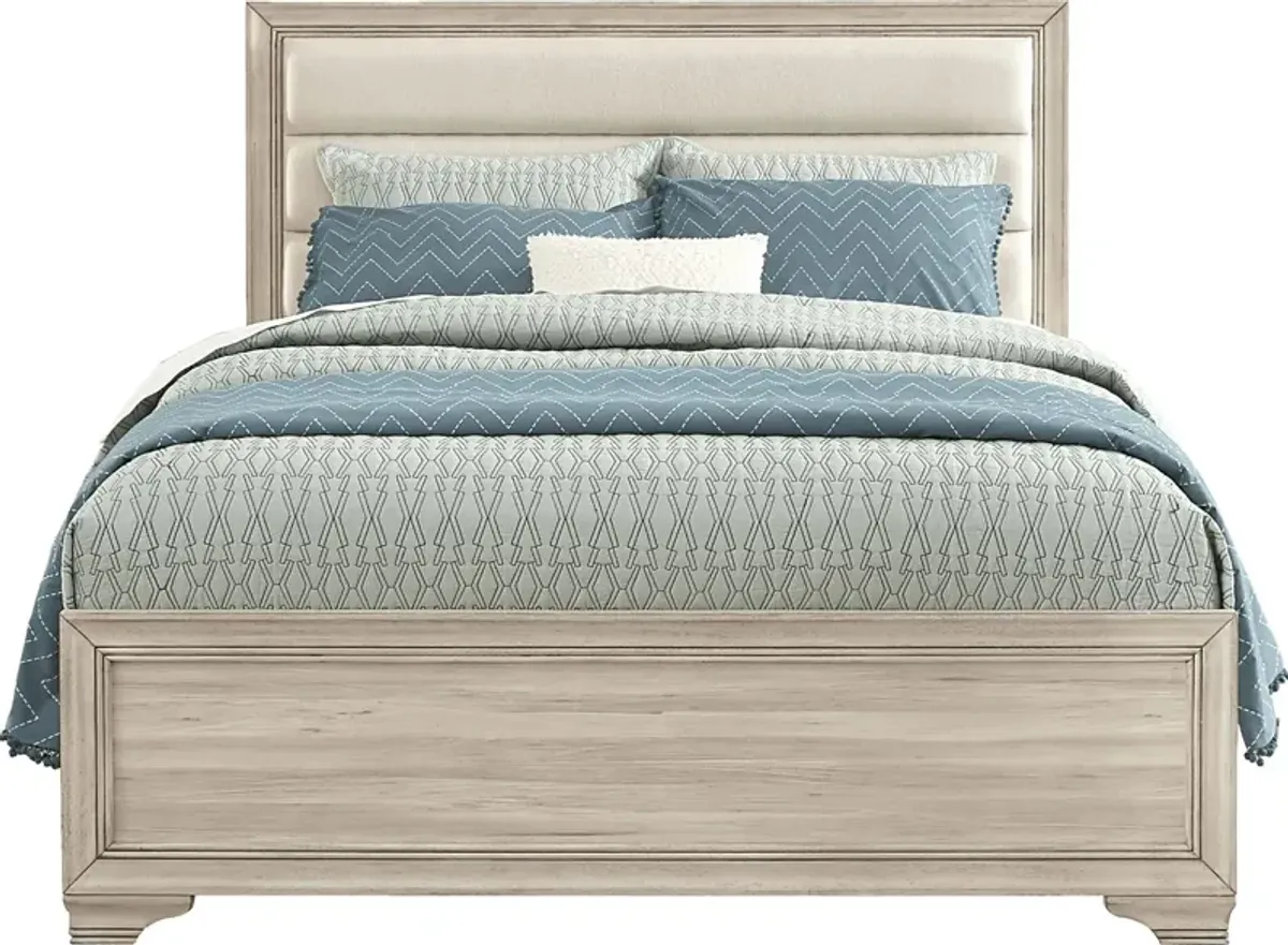 Marlow Natural 5 Pc Queen Panel Bedroom