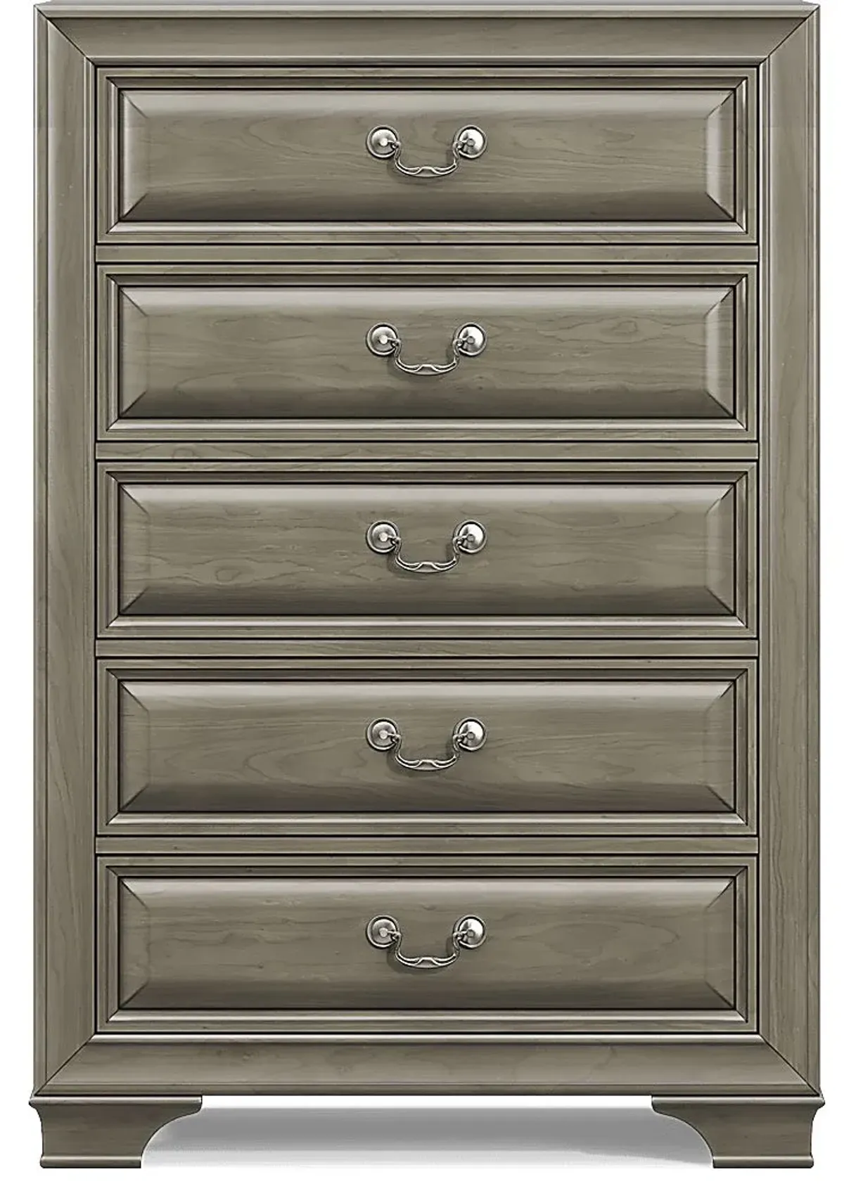 Mill Valley II Gray 5 Pc Queen Sleigh Bedroom with Storage