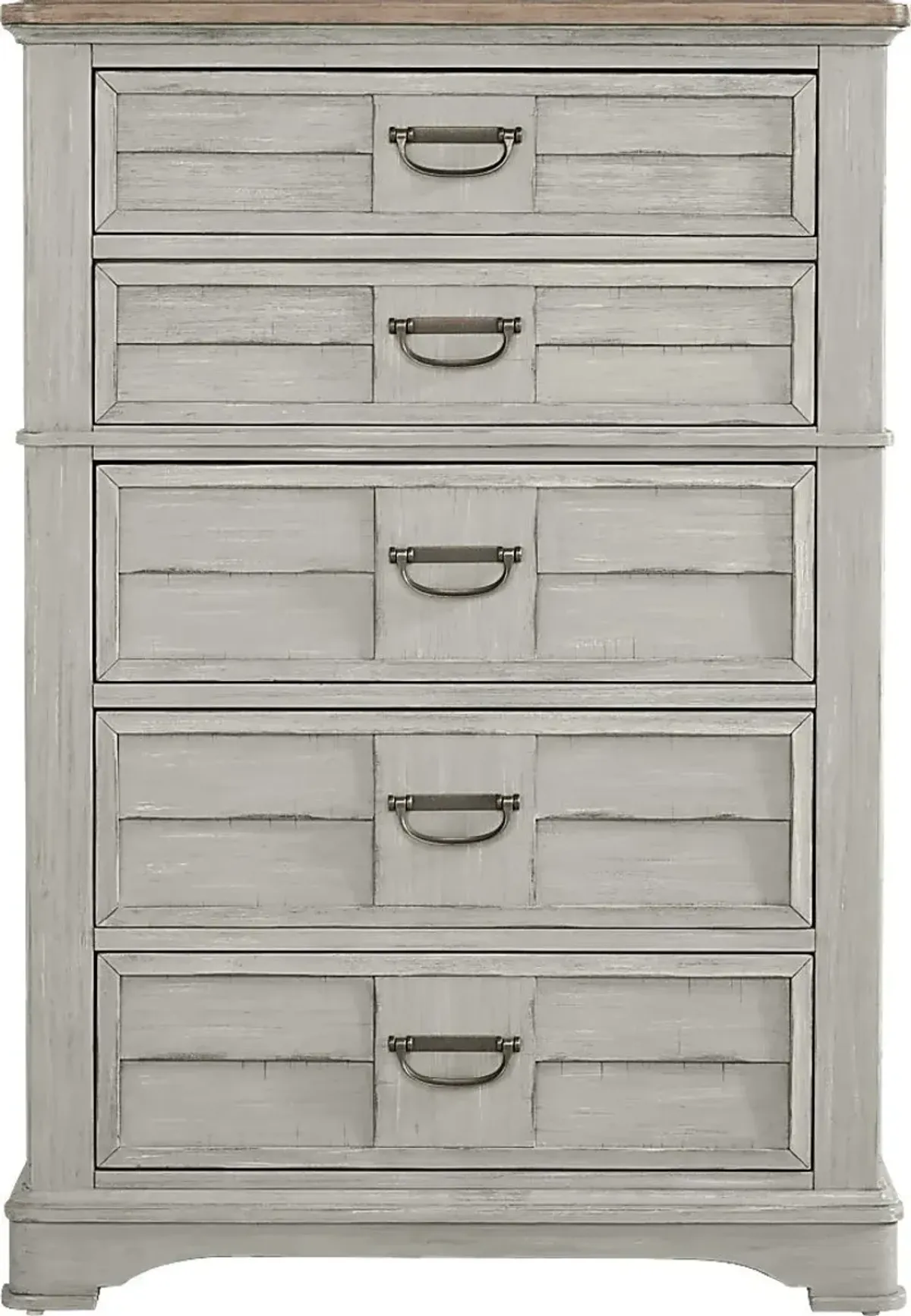 Edisto Bay Gray 5 Pc King Panel Bedroom