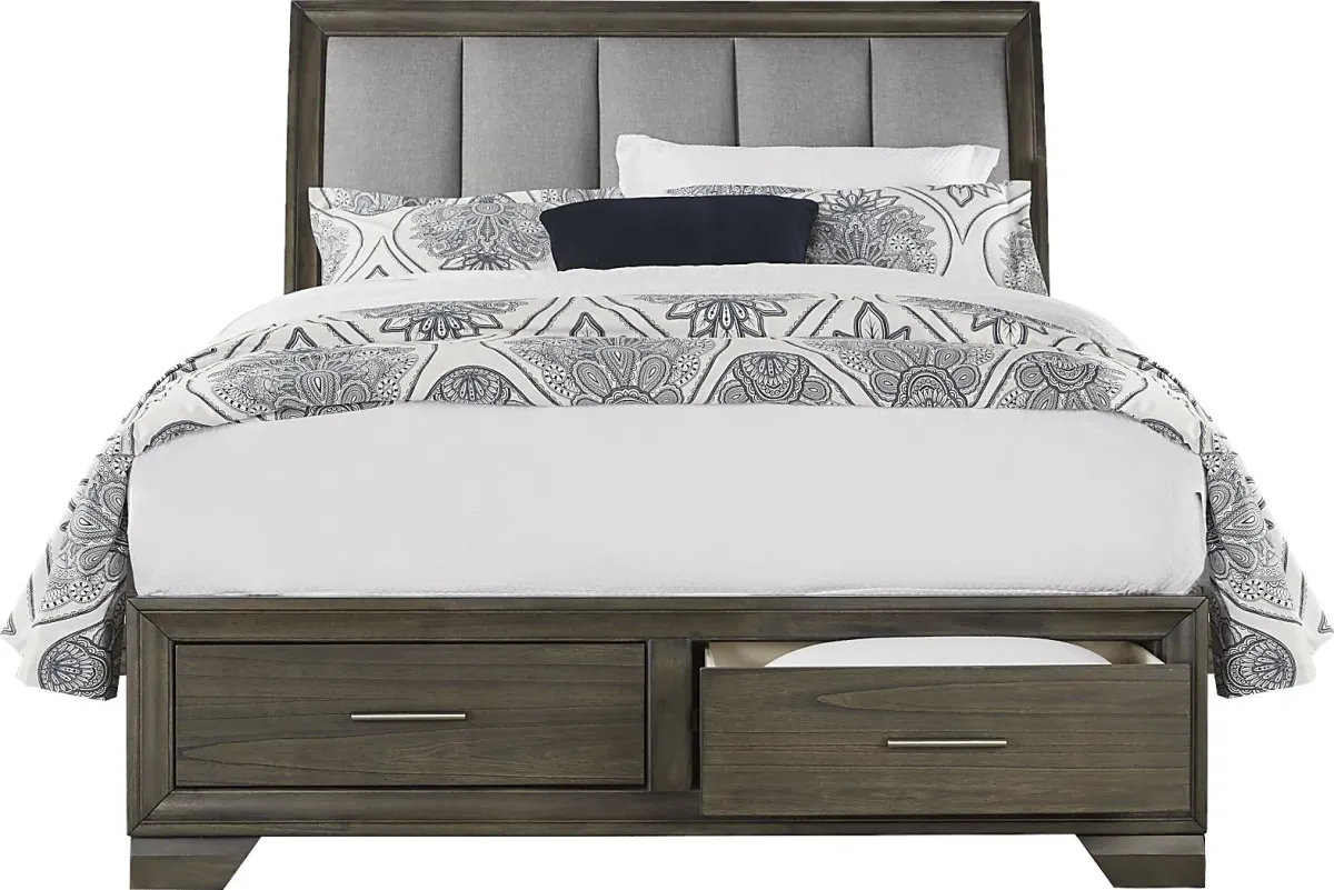 Beckwood Gray 5 Pc Queen Storage Bedroom