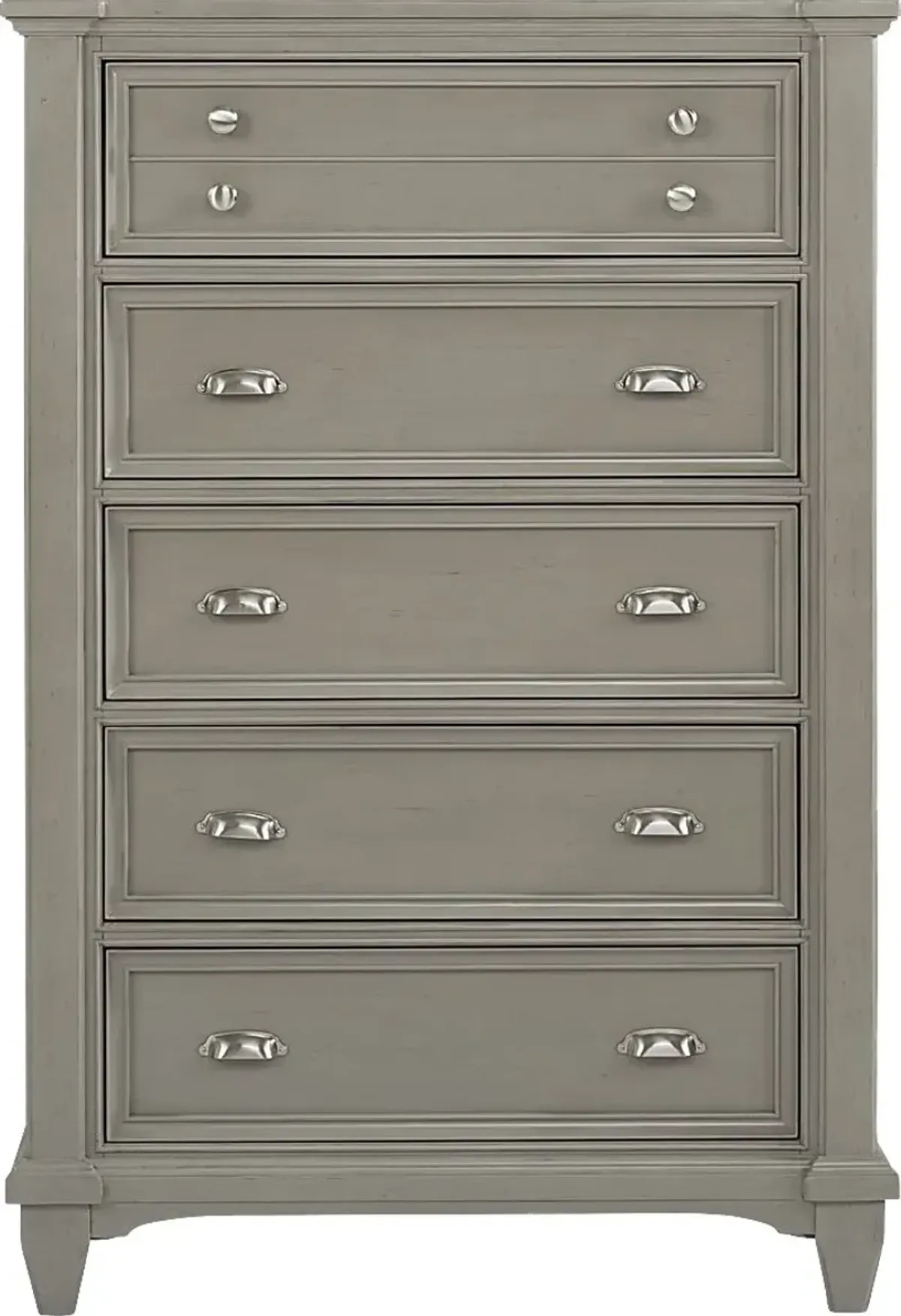 Hilton Head Gray 5 Pc Queen Panel Bedroom