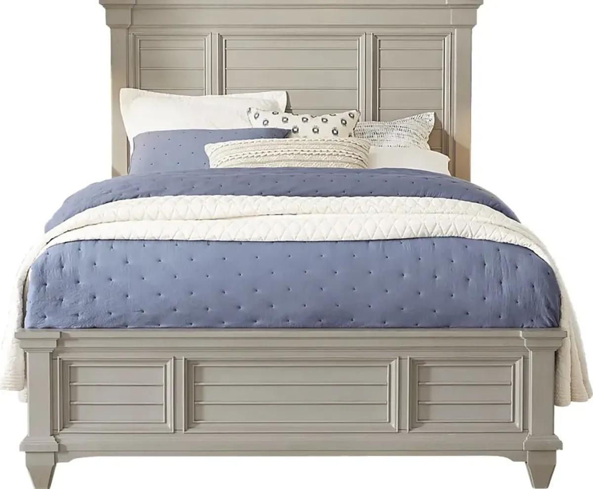 Hilton Head Gray 5 Pc Queen Panel Bedroom