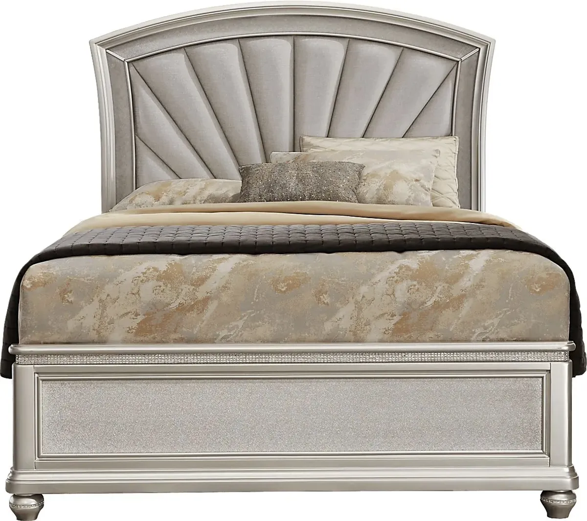 Starlet Lane Small Spaces Silver 5 Pc King Bedroom