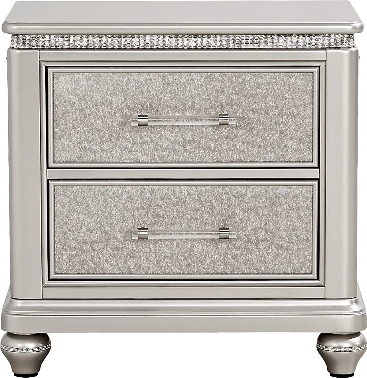 Starlet Lane Small Spaces Silver 5 Pc King Bedroom