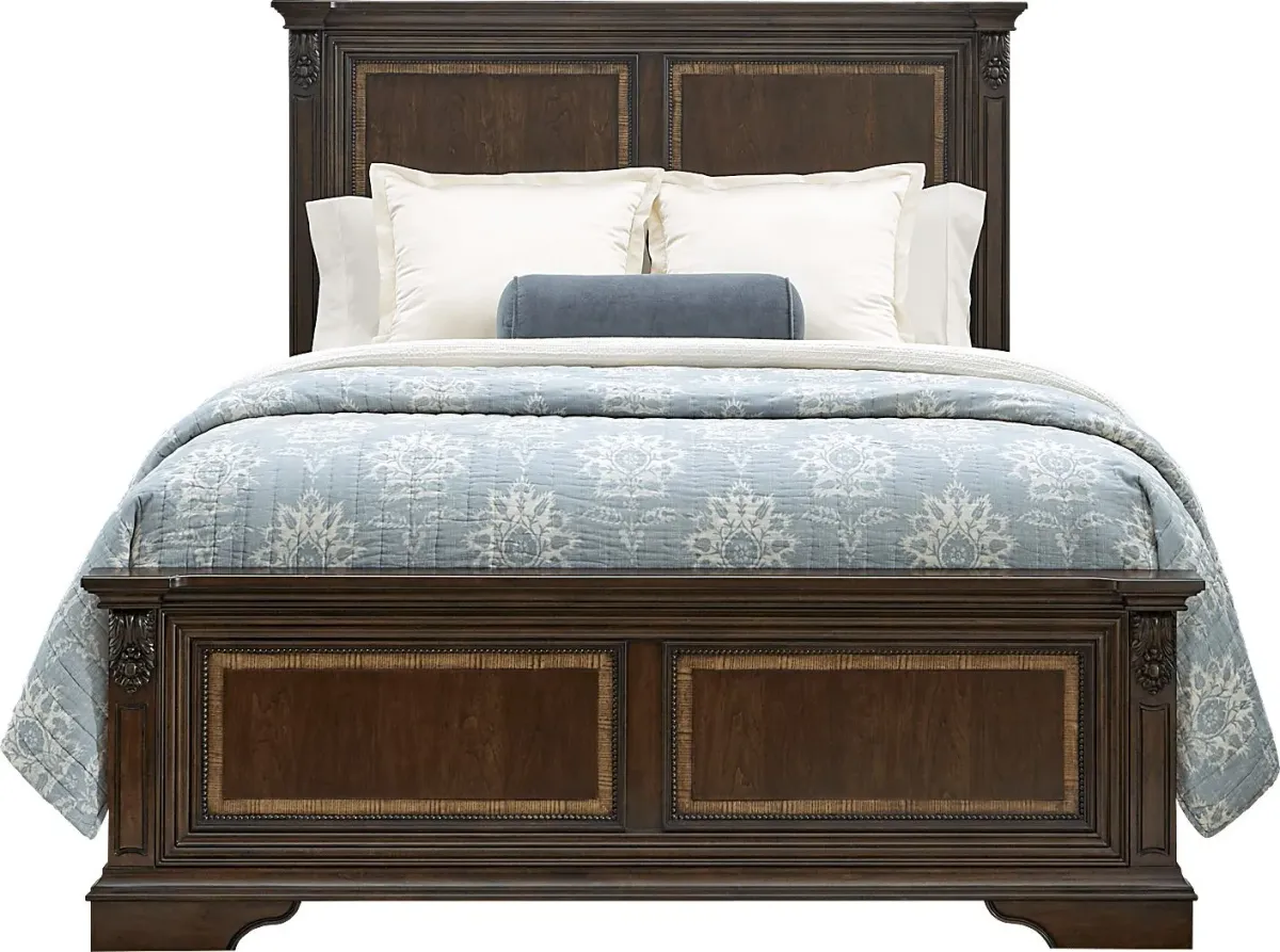 Fuller Brown Cherry 5 Pc King Panel Bedroom