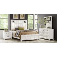 Owings Mill White 5 Pc Queen Panel Bedroom