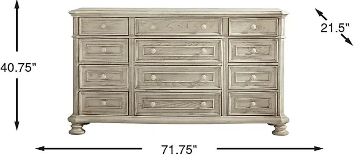 Armitage Off-White Dresser