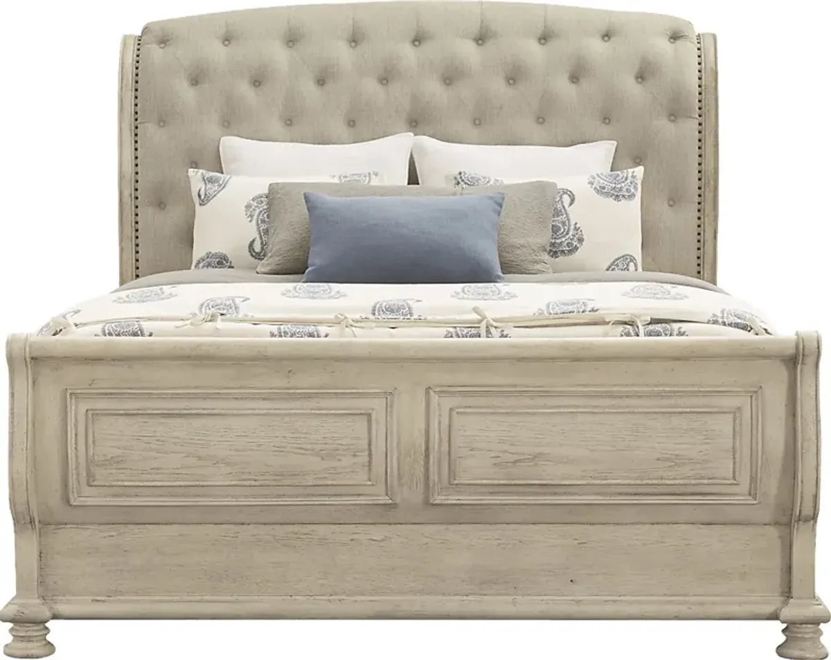 Armitage Off-White 5 Pc Queen Upholstered Bedroom