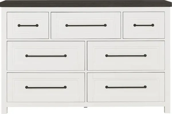 Tremblay Square White Dresser