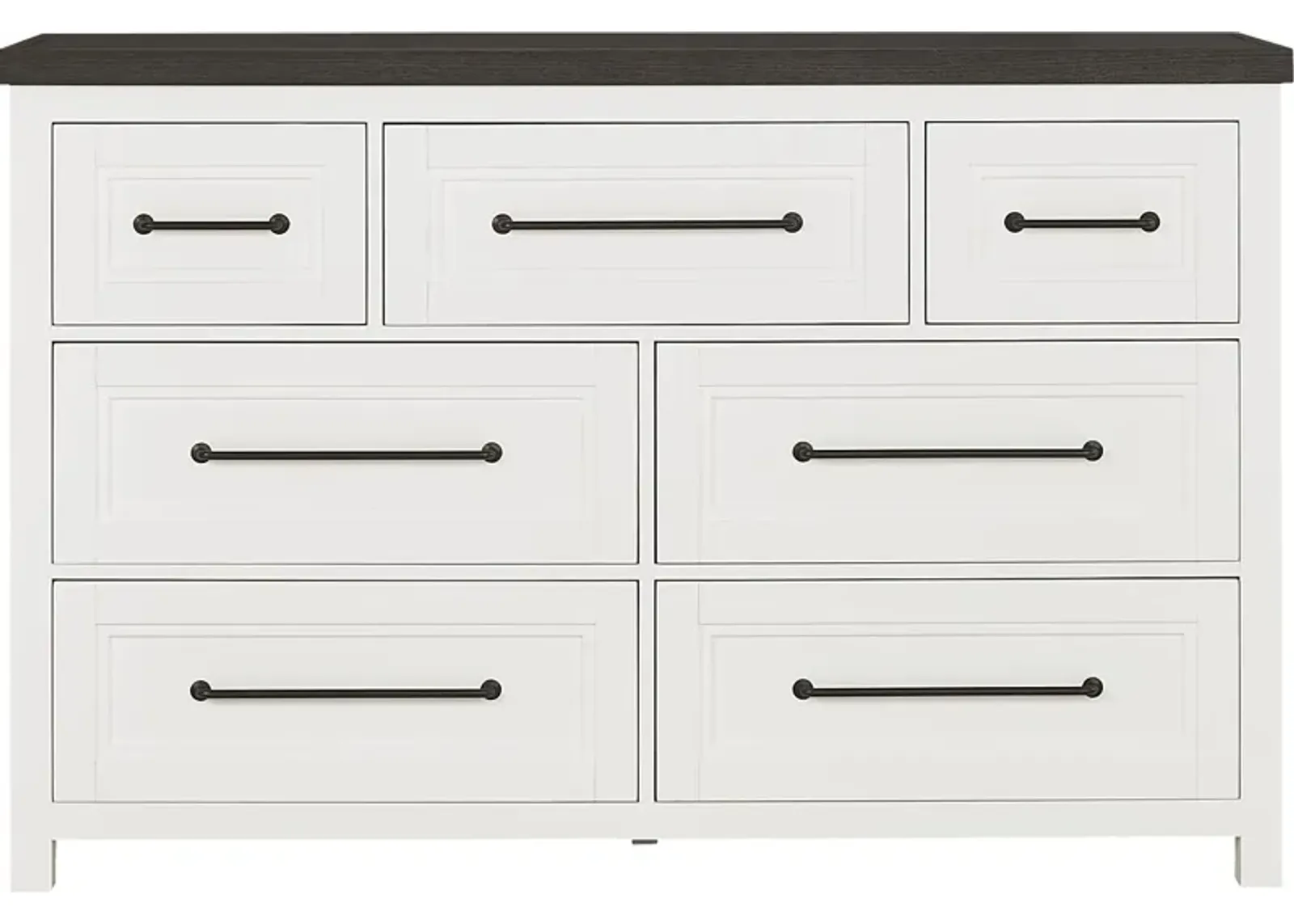 Tremblay Square White Dresser