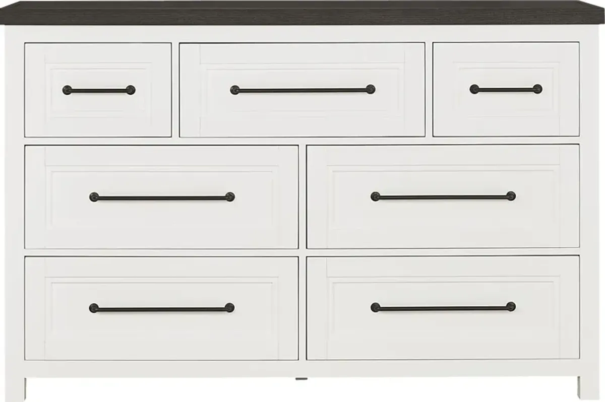 Tremblay Square White Dresser