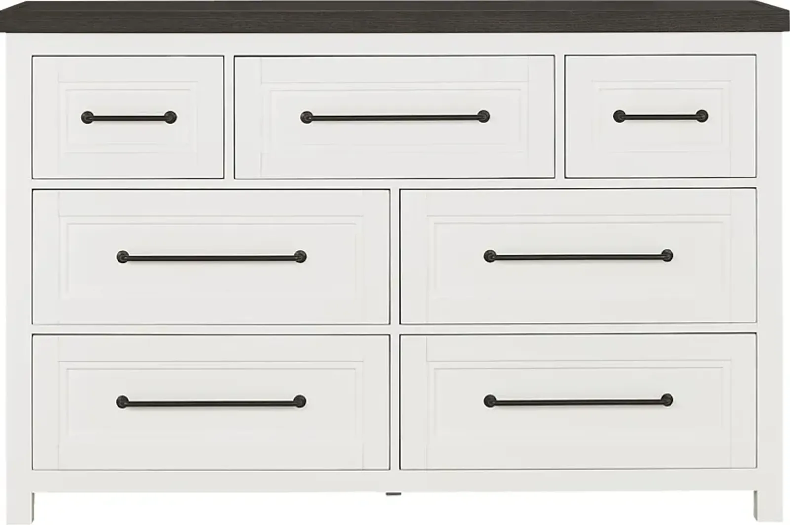 Tremblay Square White Dresser