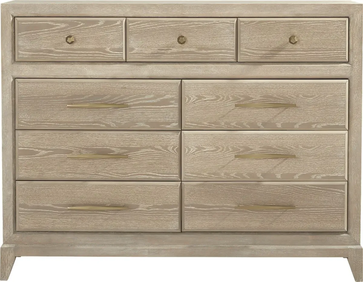 Kailey Park Light Oak 5 Pc Queen Panel Bedroom