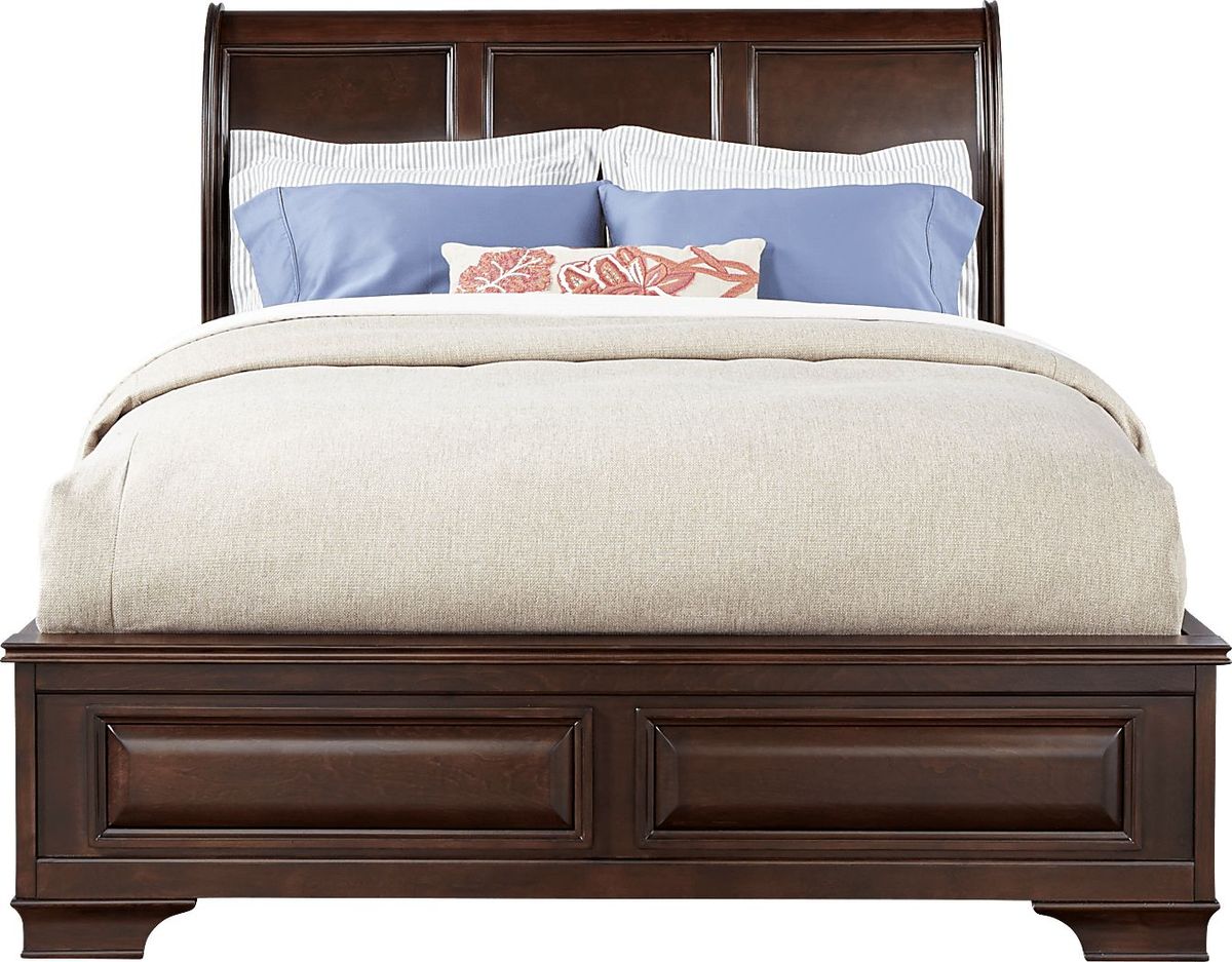 Mill Valley II Cherry 5 Pc Queen Sleigh Bedroom