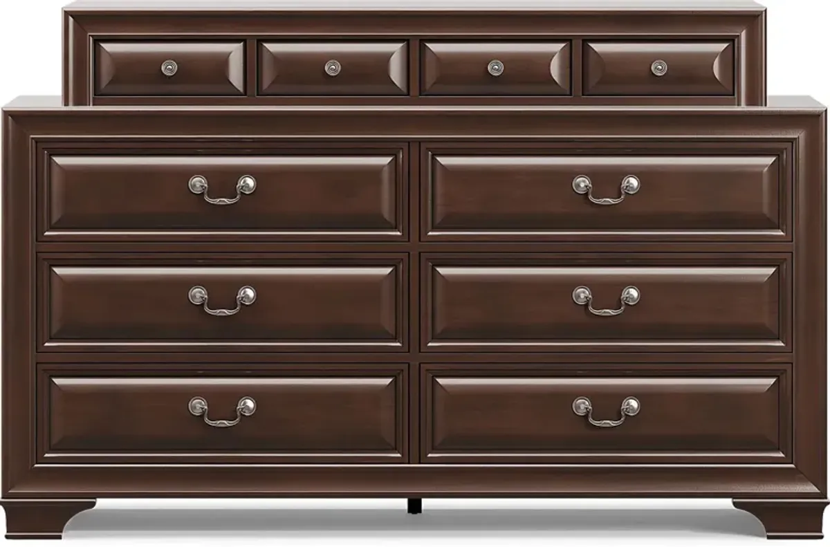 Mill Valley II Cherry 5 Pc Queen Sleigh Bedroom