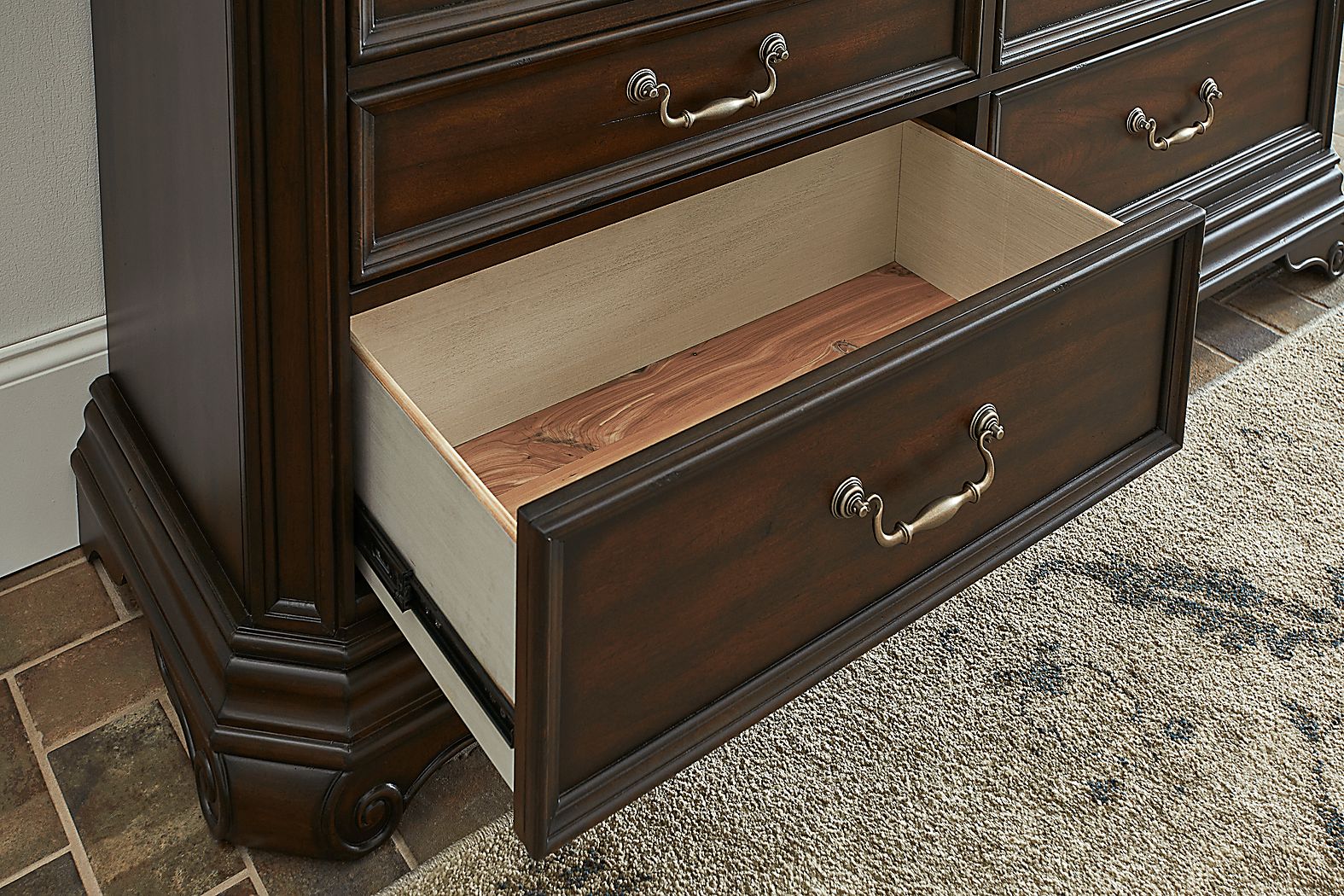 Oakmont Brown Cherry Dresser