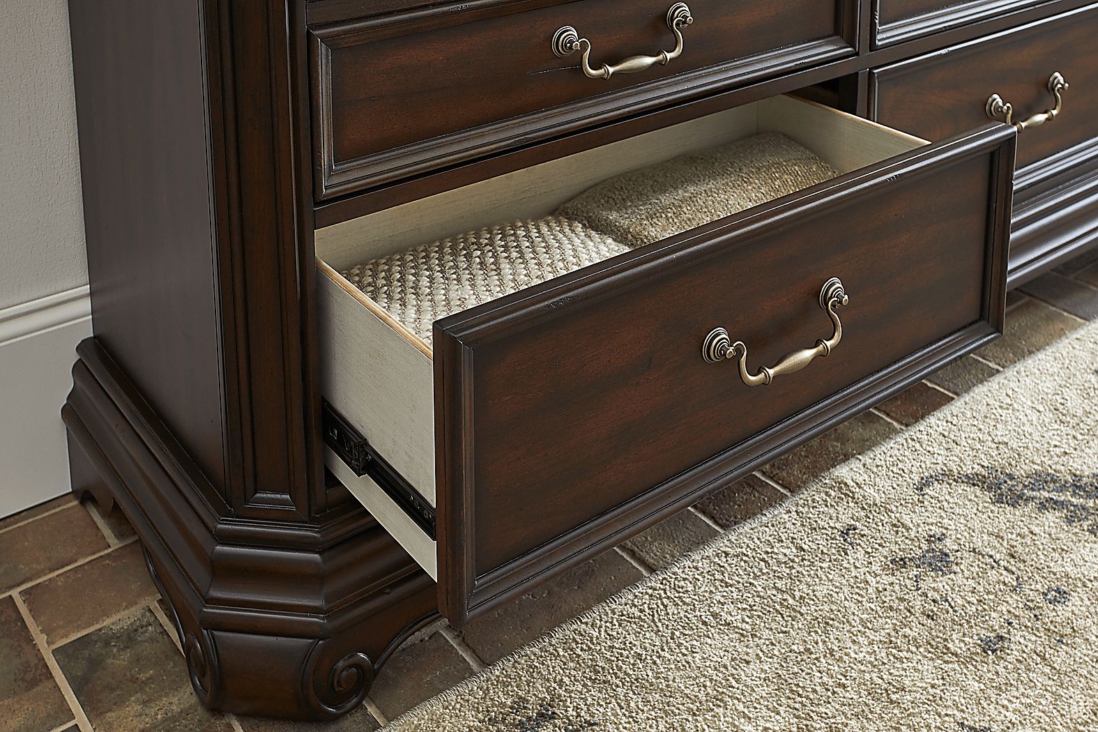Oakmont Brown Cherry Dresser