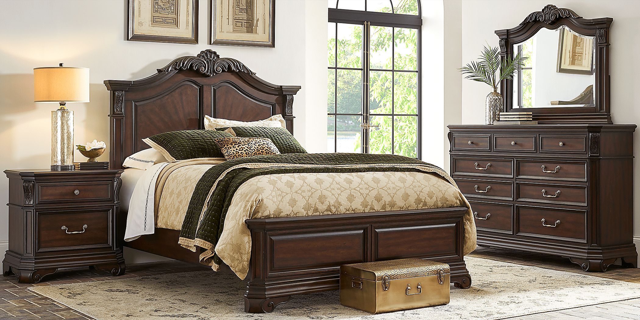 Oakmont Brown Cherry Dresser