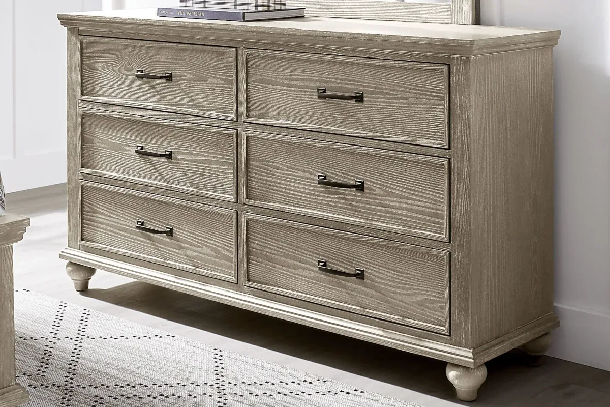 Ridgefield Natural 5 Pc Queen Panel Bedroom