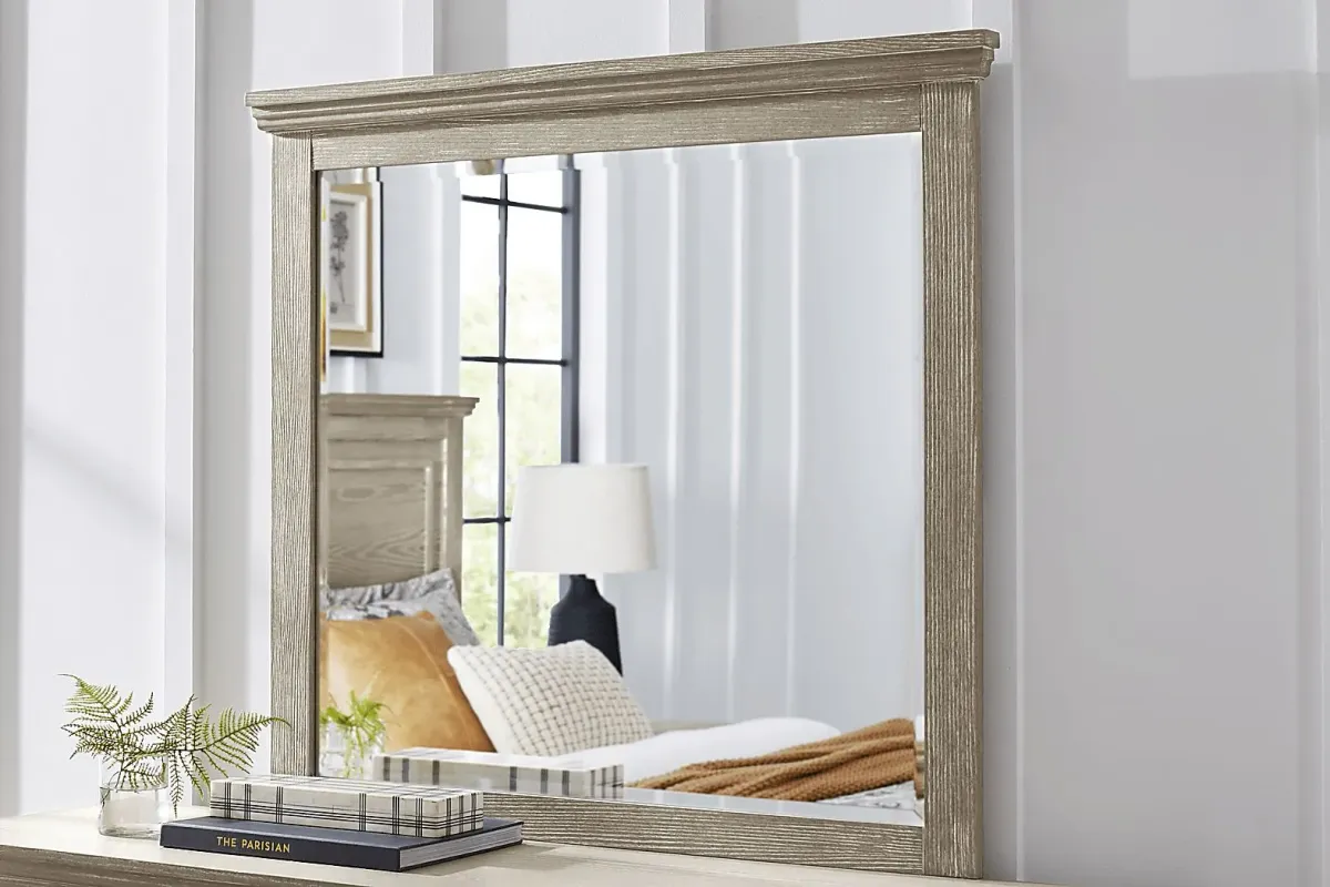 Ridgefield Natural 5 Pc Queen Panel Bedroom