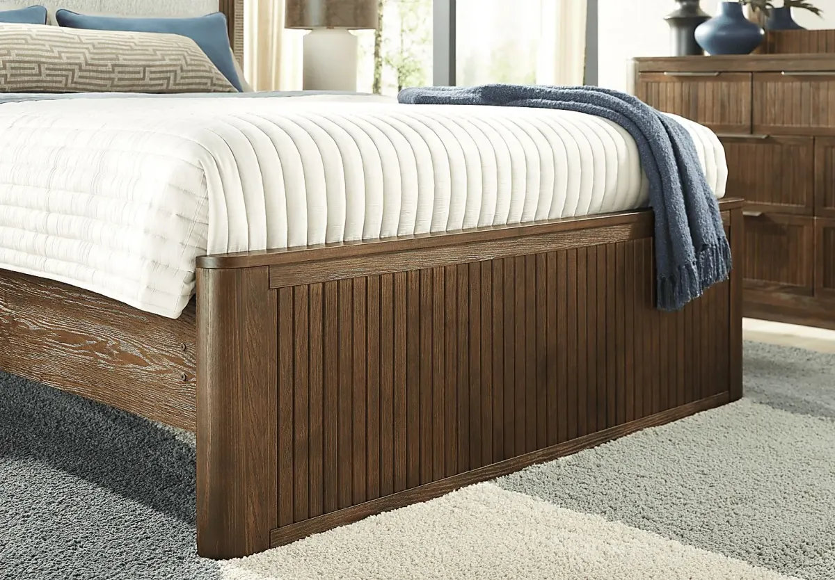 Glenfair Tobacco 5 Pc Queen Upholstered Bedroom