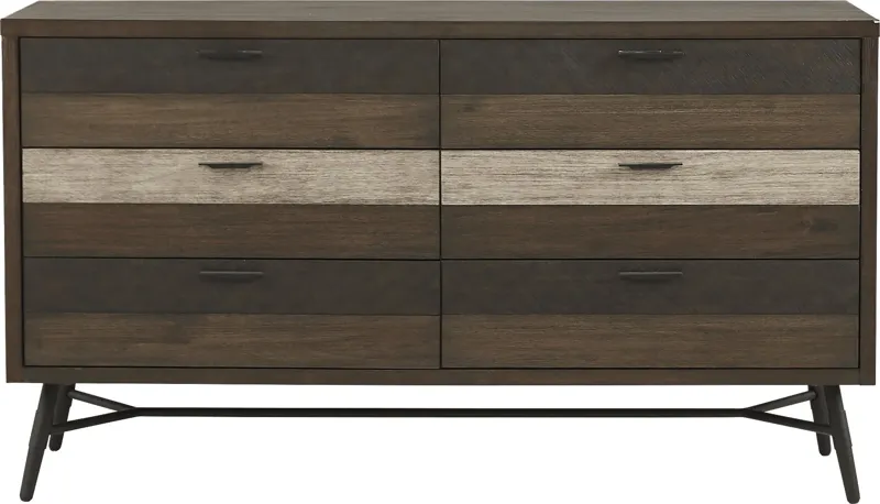 Midtown Loft Brown Dresser