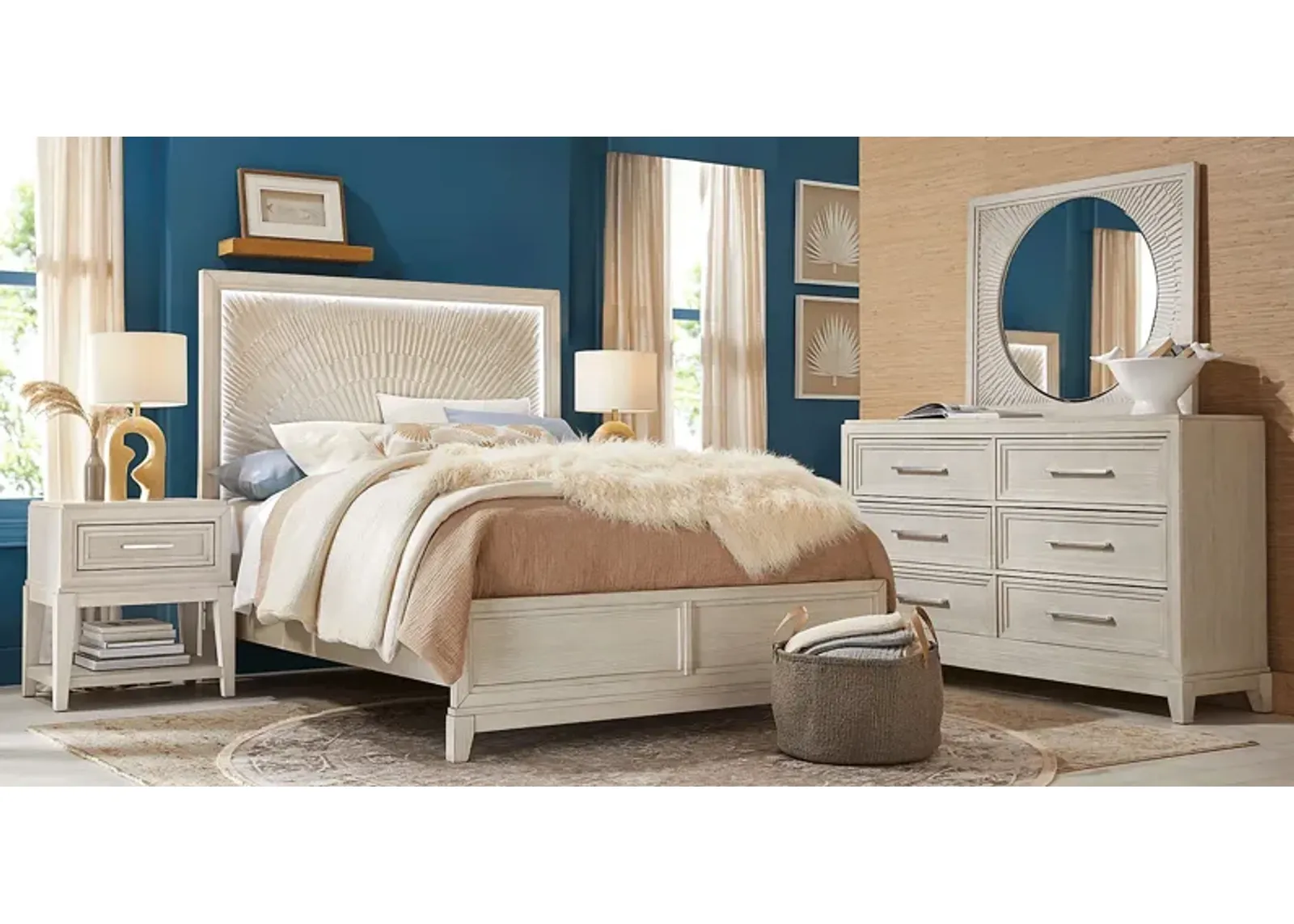 Sunside Way Sand 5 Pc Queen Bedroom